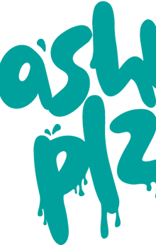 Wash Me Plz car care brand logo in teal graffiti-style text, representing a fresh and modern line of detailing products featured by Pure Power Detailing